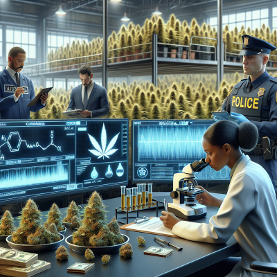 "Explore the regulation of hemp and cannabis sectors in our ultra-realistic image."